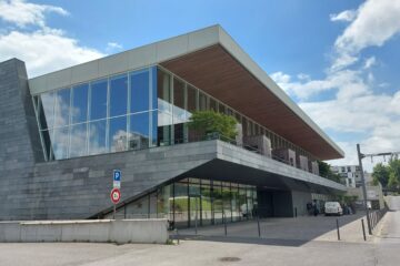Vue du bâtiment du centre culturel le MIX.